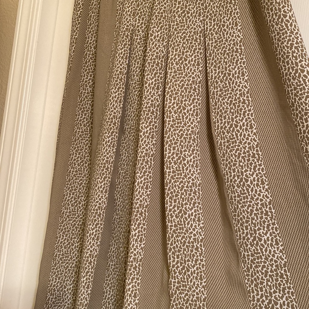 Vintage Lawrence Greer 2 piece Animal Print Pleated Skirt Set 🦒 Giraffe Print - Picture 10 of 12